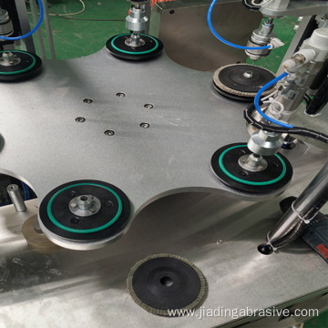 180mm abrasive flap disc making machine produce direcly